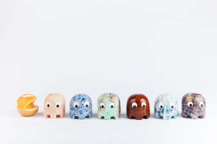 Pacman Chakra Crystal Set